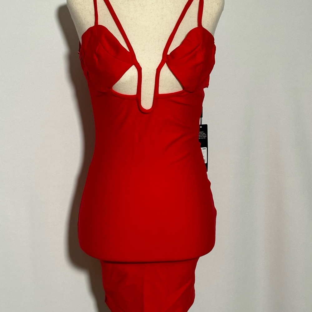 Red Strappy Dress